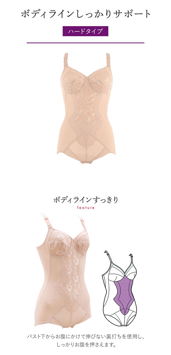 トリンプ Triumph ボディコンシェルジュ 440 ボディスーツ 補正下着 お腹押さえ ヒップアップ ハードタイ レディース 送料無料 メール便(30) トリンプ Triumph ボディコンシェルジュ 440 ボディスーツ 補正下着