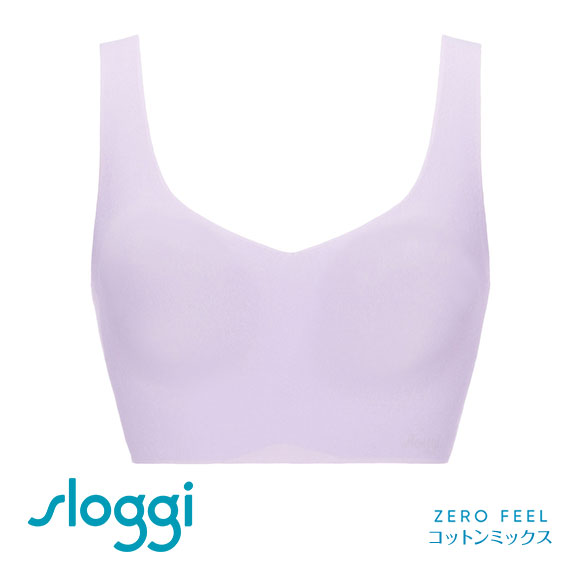 トリンプ Triumph G068 スロギー sloggi ZERO FEEL 綿混 ハーフトップ ノンワイヤー シームレス SML 単品