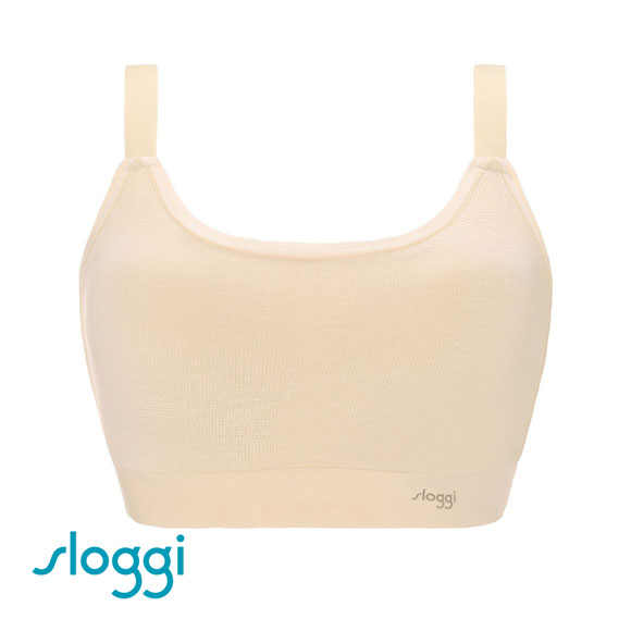 トリンプ Triumph スロギー sloggi GO Allround TOP カップ付き ハーフトップ ノンワイヤー ブラジャー LL-3L 単品 ワンサイズ