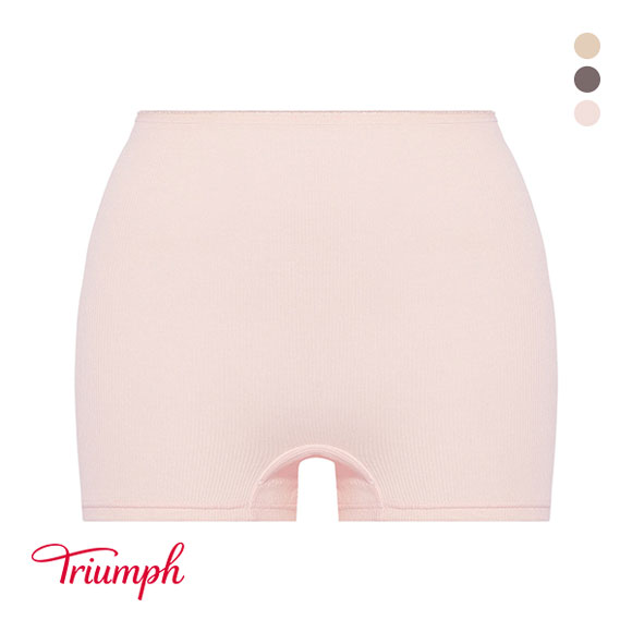 トリンプ Triumph TR7910 SO FREE リブ ショーツ ボーイレングス 1分丈 深め ML 単品　コットン 綿100％