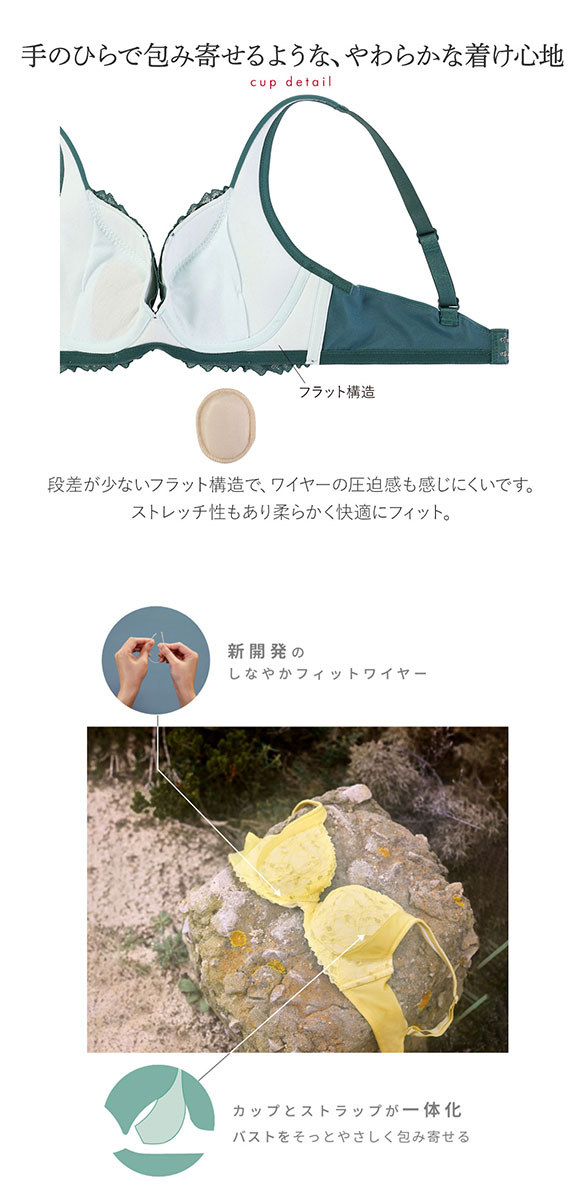 【とりちゃ】 トリンプ Triumph TR571 癒しのブラ ブラジャー BC 単品