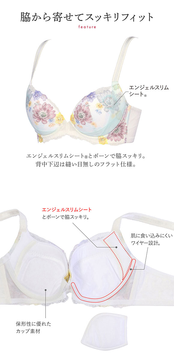 トリンプ Triumph TR0102 レッドレーベル バイ トリンプ 天使のブラ スリムライン ブラジャー DEF 単品