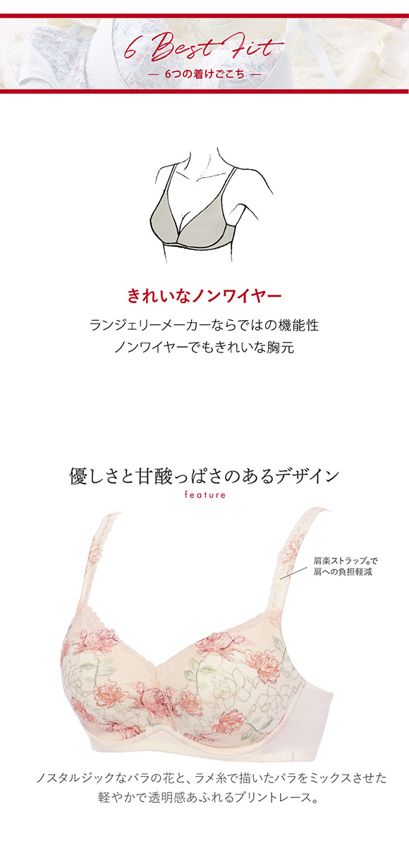 トリンプ Triumph TR583 恋するブラ ノンワイヤー ブラジャー BC 単品