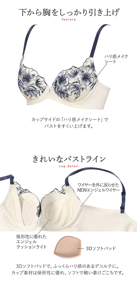 トリンプ Triumph TR586 天使のブラ 魔法のハリ感 ブラジャー DEF 単品