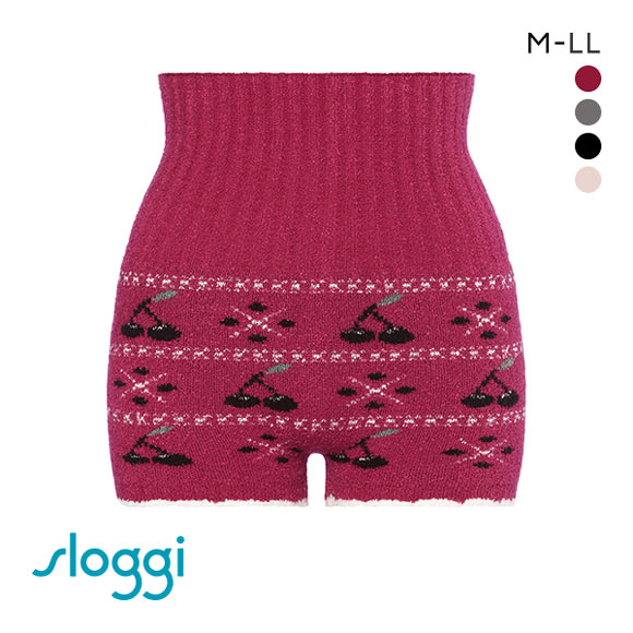 トリンプ Triumph スロギー sloggi G079 腹巻き付きニットパンツ 1分丈 あったか ふわふわ ボトム