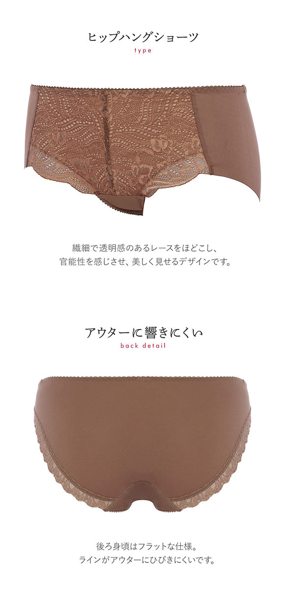 トリンプ Triumph TR581 天使のブラ スリムライン ショーツ ボーイズレングス ヒップハング ヘム 単品