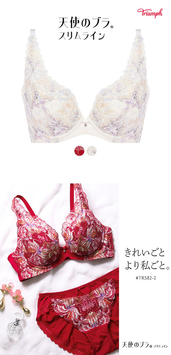 トリンプ Triumph TR582-2 天使のブラ スリムライン ブラジャー DEF 単品