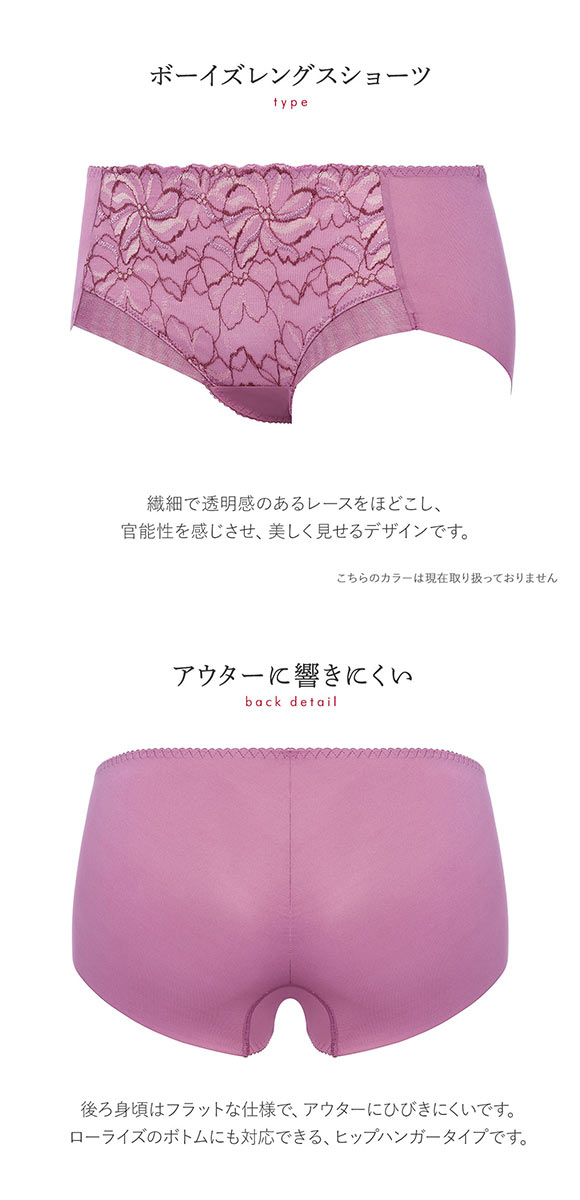 トリンプ Triumph TR582 天使のブラ スリムライン ショーツ ボーイズレングス ヒップハング ヘム 単品