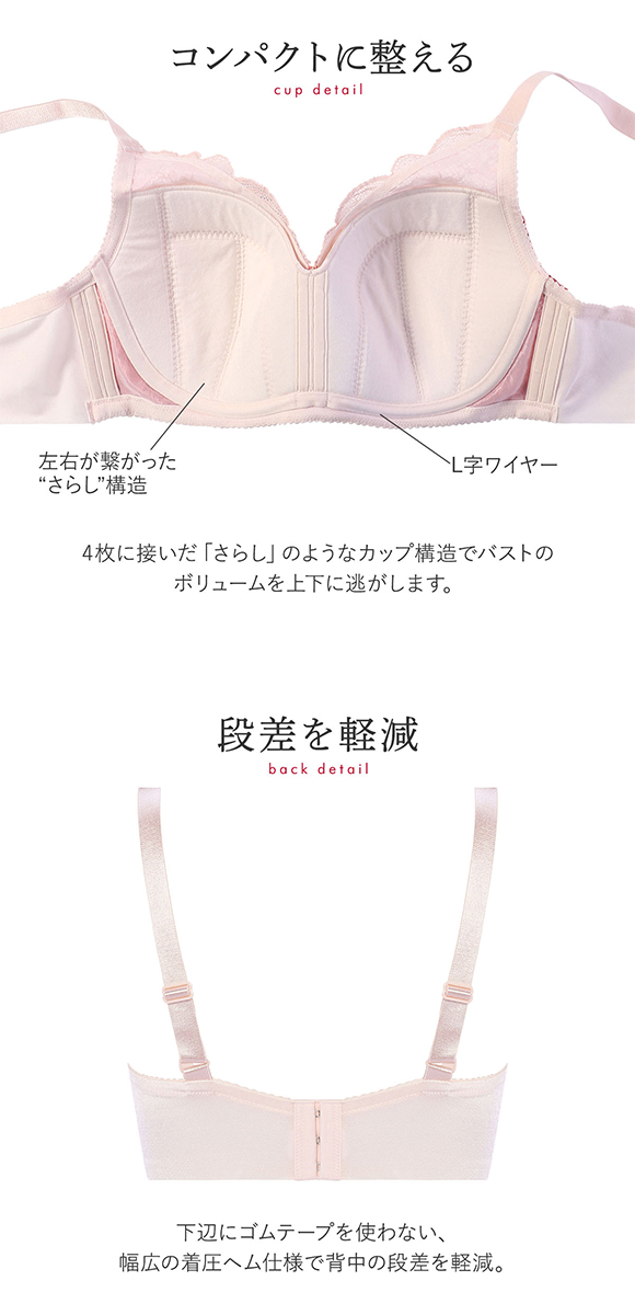 トリンプ すっきり包み込むブラ TR585 WHP ミニマイザーブラジャー フルカップ EF75-85 単品 大きいサイズ 小さくみせる Triumph