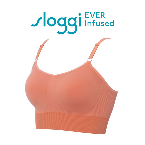 トリンプ Triumph スロギー sloggi EVER Infused Vit ナイトブラ ノンワイヤー ブラジャー ハーフトップ ブラレット M L 単品