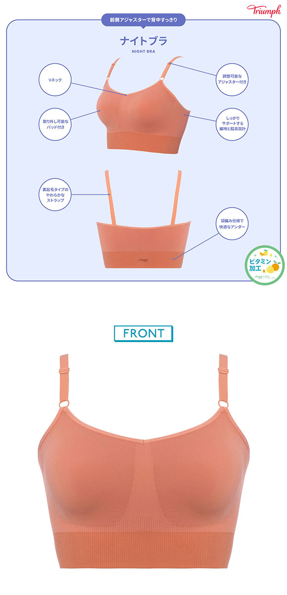 トリンプ Triumph スロギー sloggi EVER Infused Vit ナイトブラ ノン
