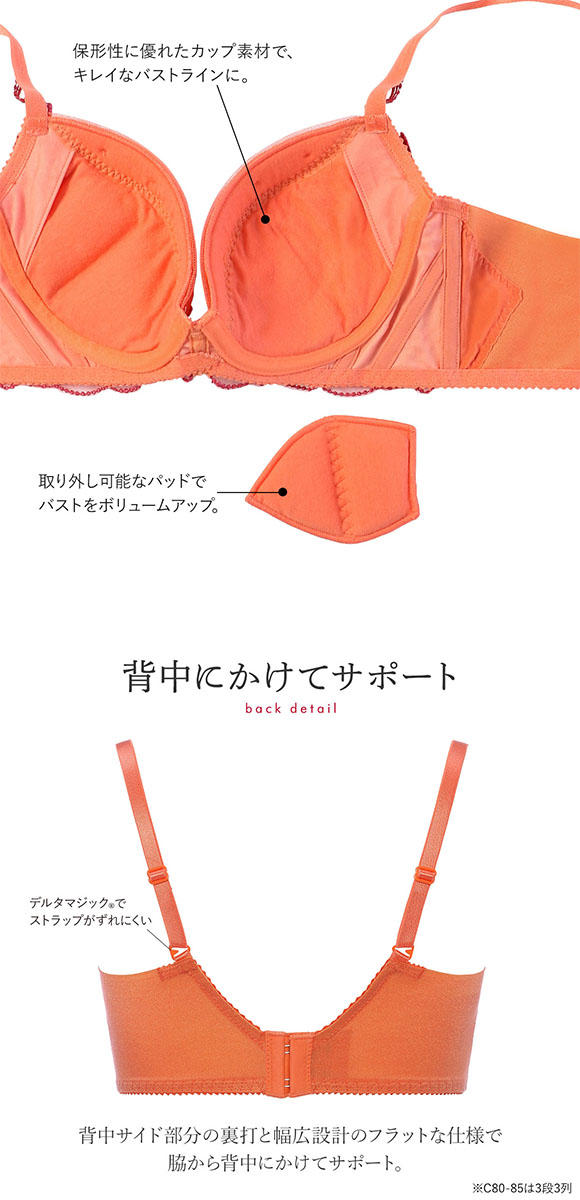 トリンプ Triumph TR0107 レッドレーベル バイ トリンプ ヨセアゲハ ブラジャー BC 単品