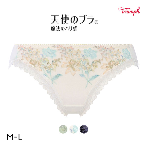 トリンプ Triumph TR597 天使のブラ 魔法のハリ感 ノンワイヤー ショーツ スタンダード レギュラーショーツ ML 単品