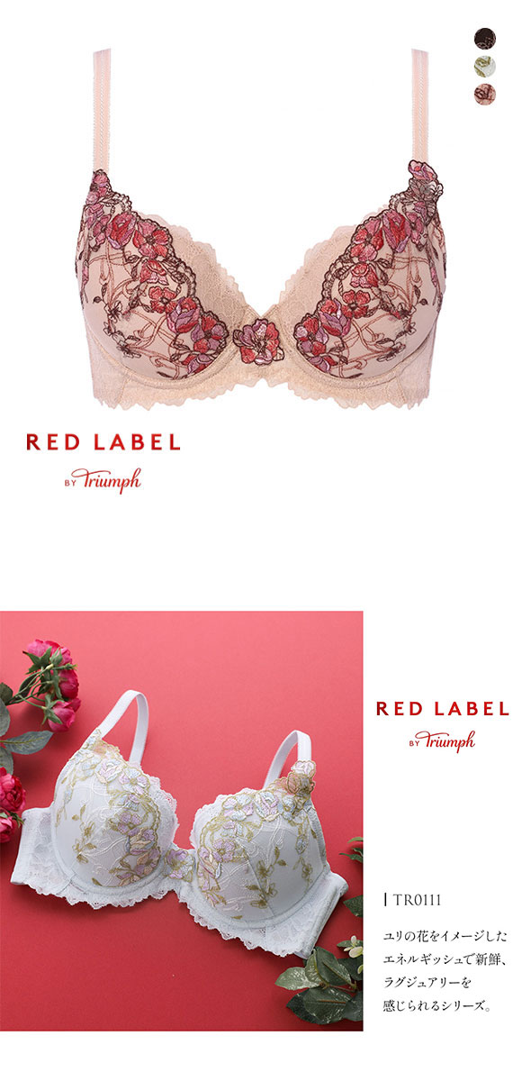 トリンプ Triumph TR0111 レッドレーベル バイ トリンプ ブラジャー DEF 大きいサイズ 単品
