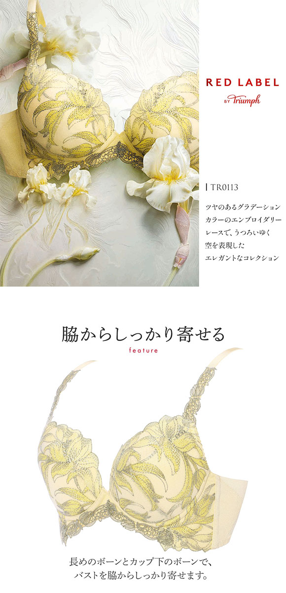 トリンプ Triumph TR0113 レッドレーベル バイ トリンプ ヨセアゲハ ブラジャー DE 大きいサイズ 単品