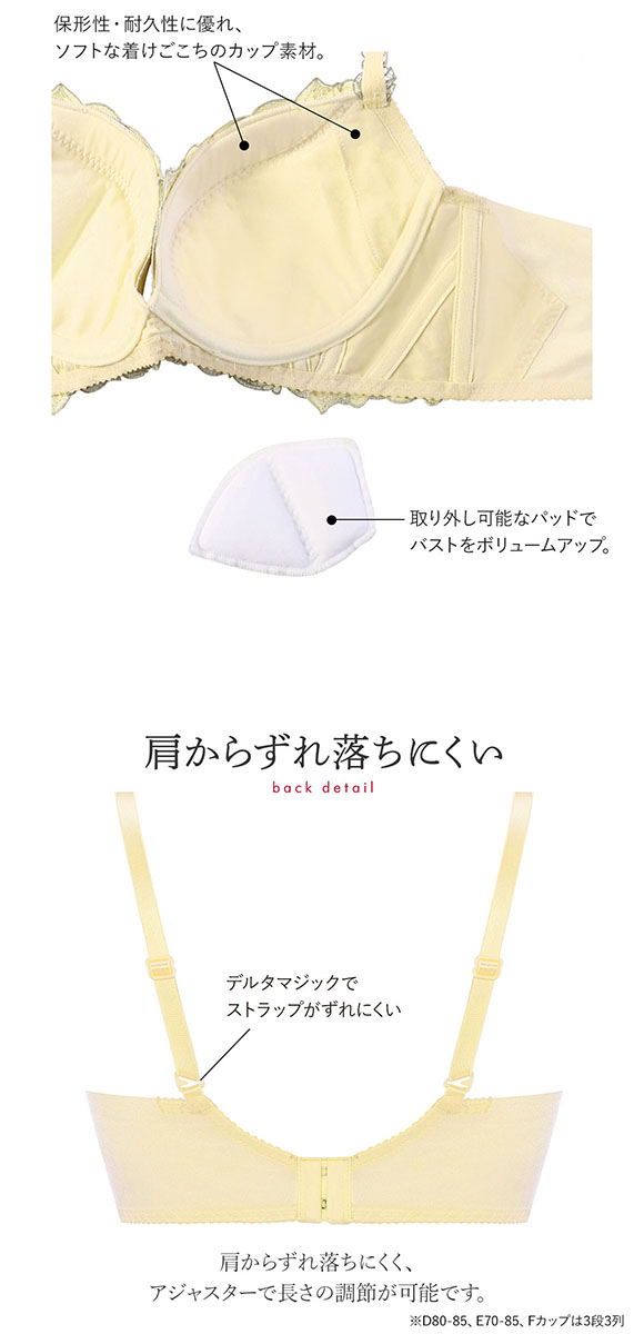 トリンプ Triumph TR0113 レッドレーベル バイ トリンプ ヨセアゲハ ブラジャー DE 大きいサイズ 単品