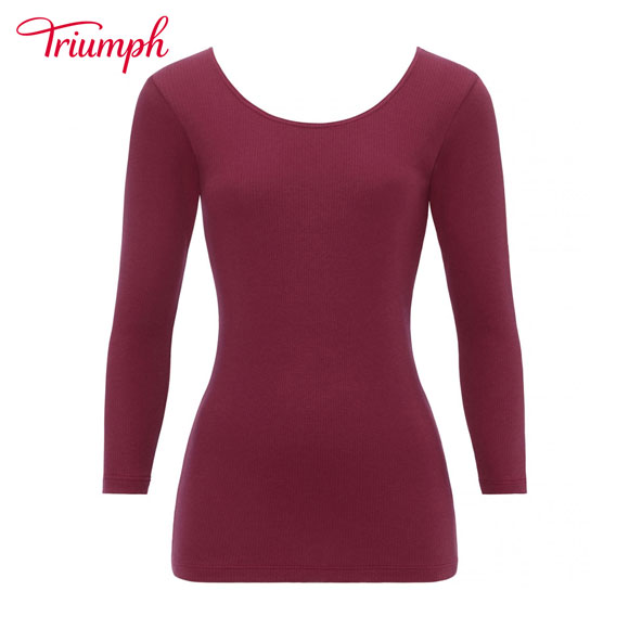 トリンプ TR5400 海底火山インナー 8分袖トップ ML Triumph