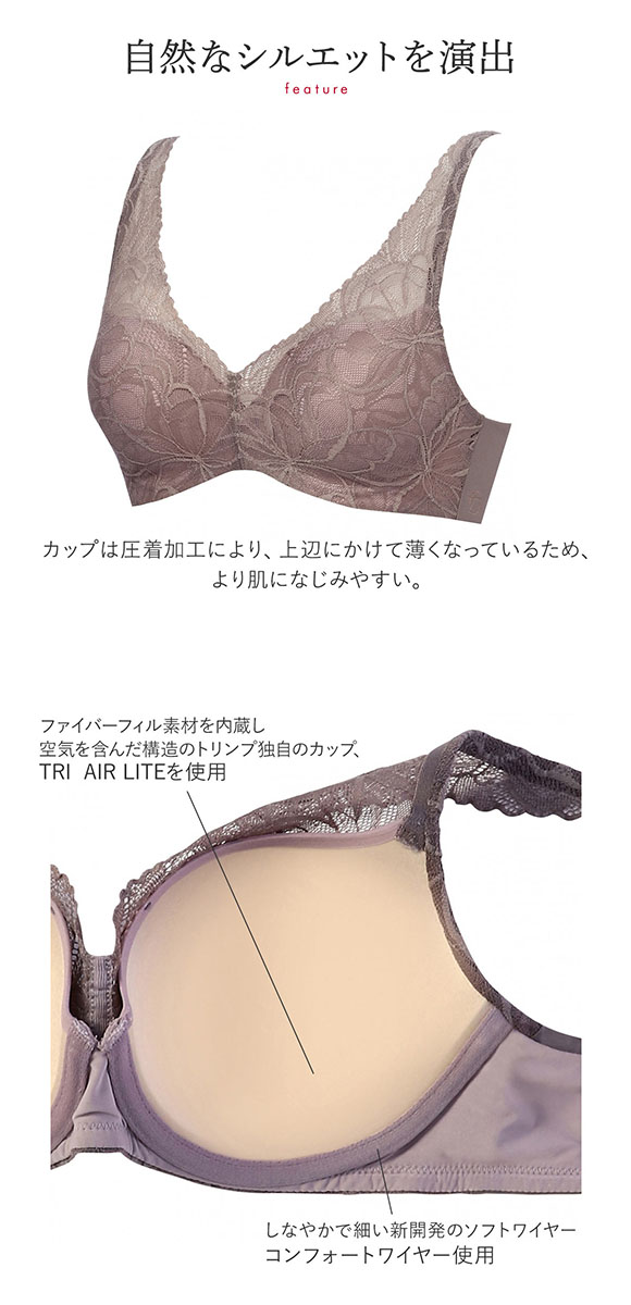 トリンプ TR624 コンフォートワイヤーブラ ブラジャー ソフトワイヤー BC Triumph
