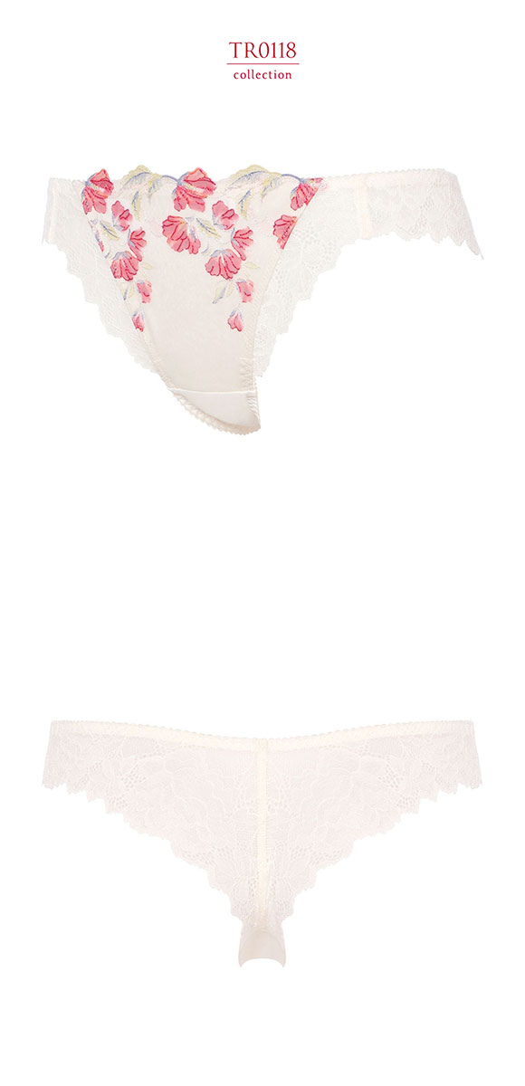 トリンプ TR0118 レッドレーベル バイ トリンプ 天使のブラ スリムライン ストリングショーツ Tバック バックレース M Triumph