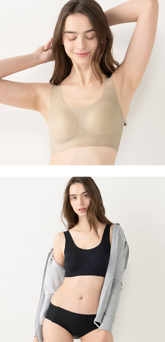 トリンプ スロギー ゼロ フィール ライト G065 N-Top sloggi ZERO FEEL ハーフトップ ML Triumph BK BE