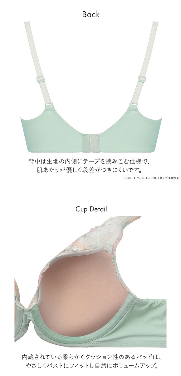 トリンプ TR628 秘めわざ ブラジャー ソフトワイヤー DEF Triumph