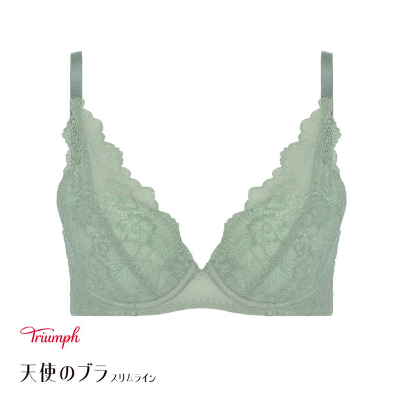 トリンプ TR632 天使のブラ スリムライン レーシィ ブラジャー ABC GR