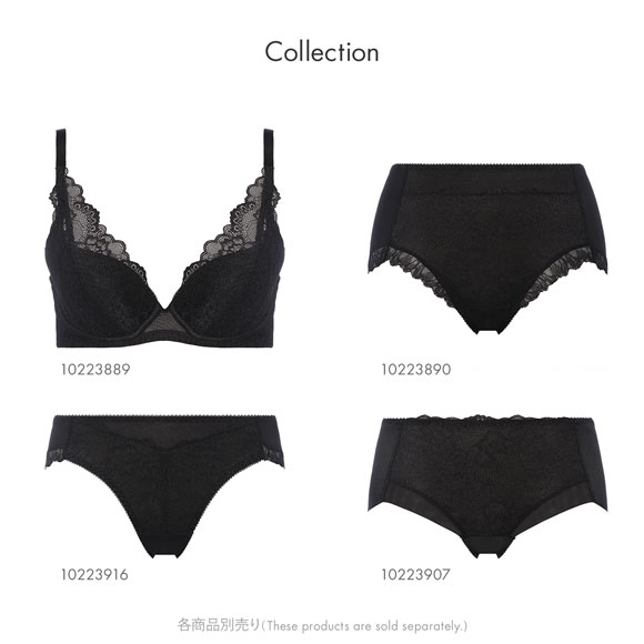トリンプ TR632 天使のブラ スリムライン レーシィ ブラジャー BC BK
