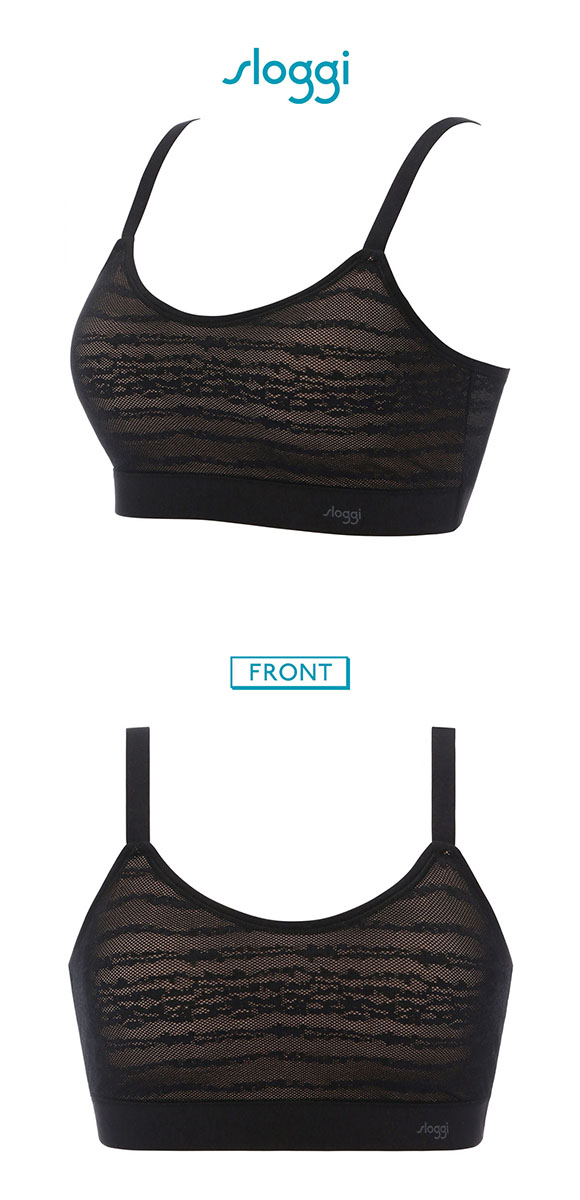 トリンプ スロギー フリーオールラウンド レース sloggi FREE AR Lace ハーフトップ S-L ワンサイズ Triumph