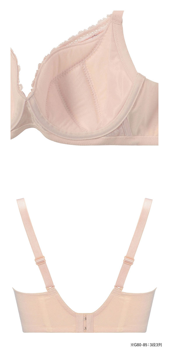 トリンプ TR635 小さくしたいブラ 無理なく着やせ レース ブラジャー G 大きいサイズ Triumph