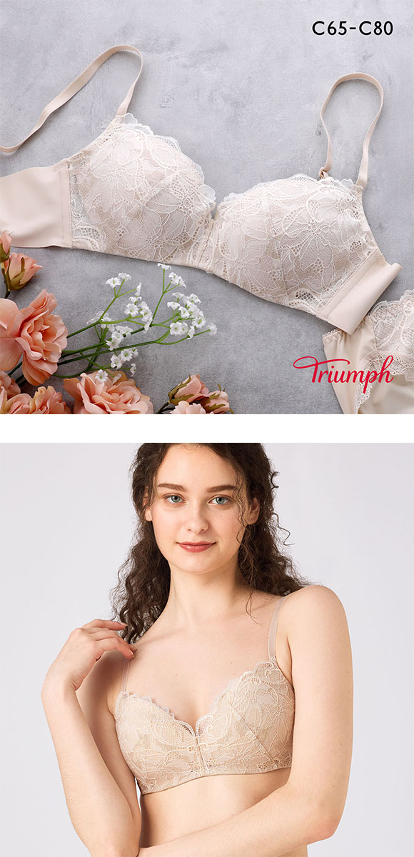 トリンプ TR640 優々ブラ フルカップ ノンワイヤーブラジャー C