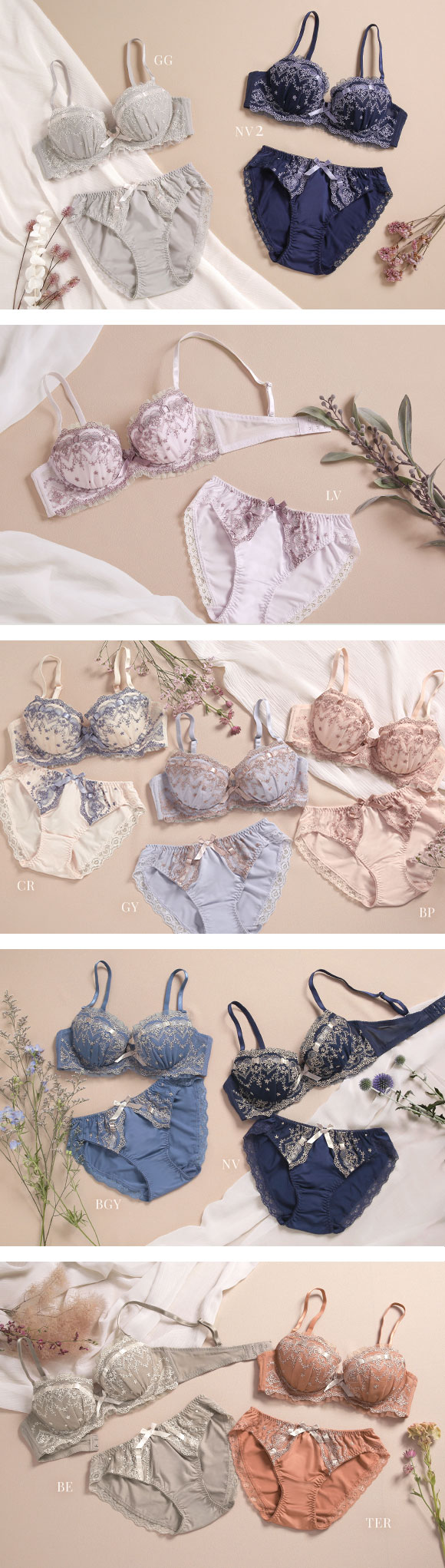 ブラジャー ショーツ セット キューティハート＆リボン通し BCDEF SHIROHATOとトリンプの共同企画