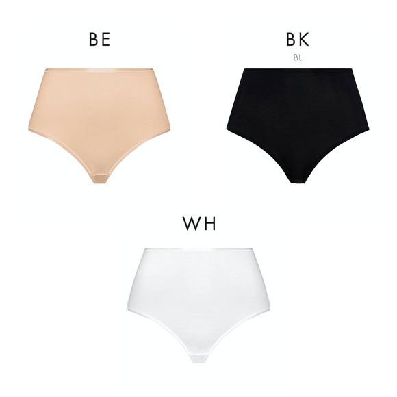 ハンロ コットン シームレス ショーツ HANRO COTTON SEAMLESS はきこみ丈ふかめ