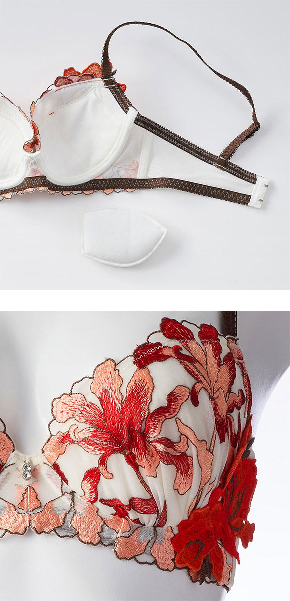 ドゥペルル ヴィクトリアシクラメン 脇すっきり ブラジャー BCDEF リフトアップ 脇高 脇肉 脇寄せ 谷間 バストアップ 大きいサイズ