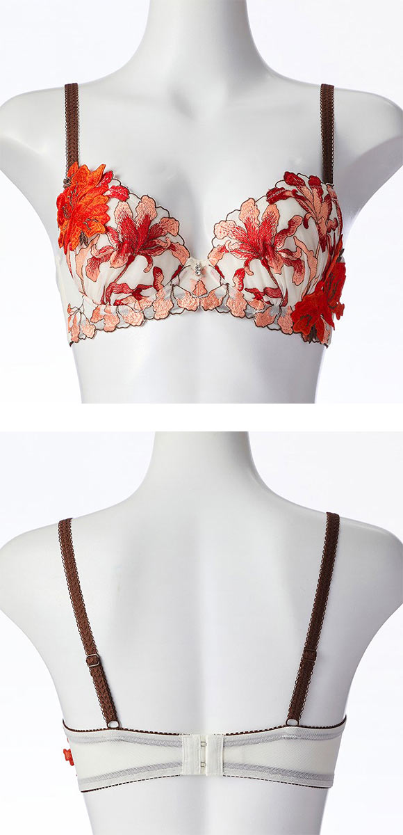 ドゥペルル ヴィクトリアシクラメン 脇すっきり ブラジャー BCDEF リフトアップ 脇高 脇肉 脇寄せ 谷間 バストアップ 大きいサイズ