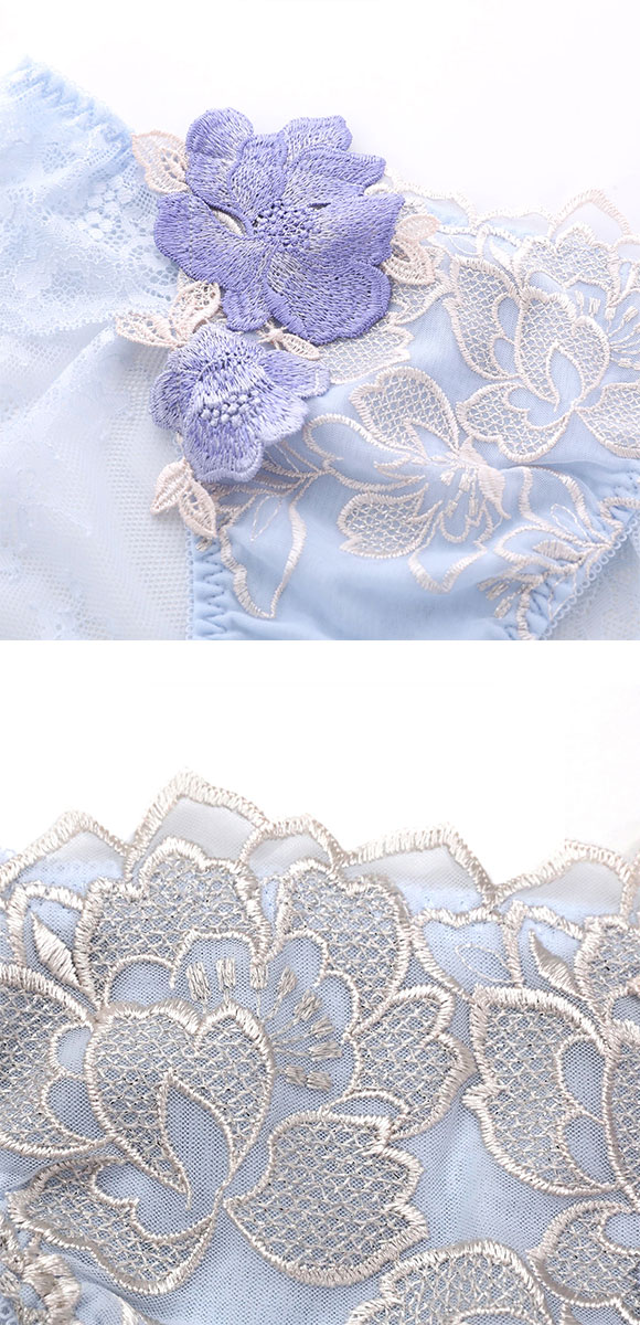 ドゥペルル DuePerle アイネ 総レースショーツ ML バックレースショーツ ノーマル ストレッチ フィット ひびきにくい 単品