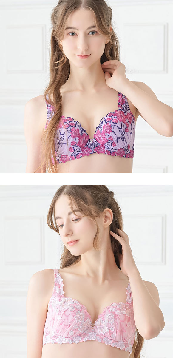 ドゥペルル 千里香 脇高すっきりブラジャー BCDEF 大きいサイズ グラマー 谷間 スムージング 凸凹 なめらか リフトアップ