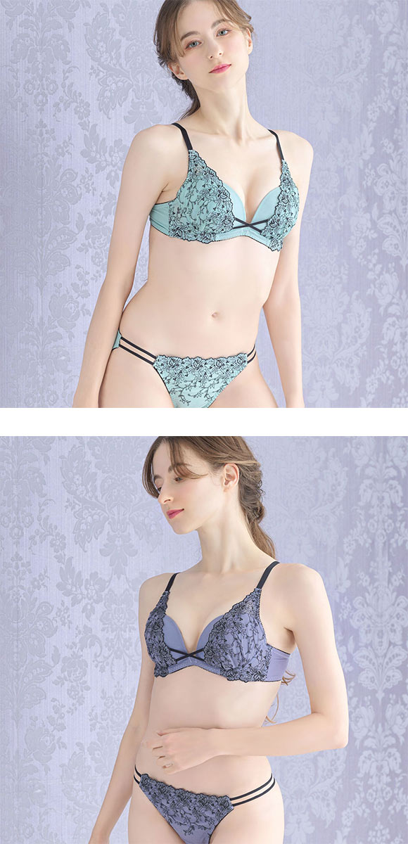 グラナティス ワイルドベリー ブラセット BCDEF ブラジャー ショーツ セット ソフトワイヤー 痛くなりにくい 大きいサイズ granatus