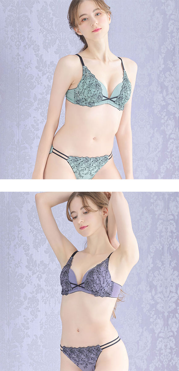 グラナティス ワイルドベリー ブラセット BCDEF ブラジャー ショーツ セット ソフトワイヤー 痛くなりにくい 大きいサイズ granatus