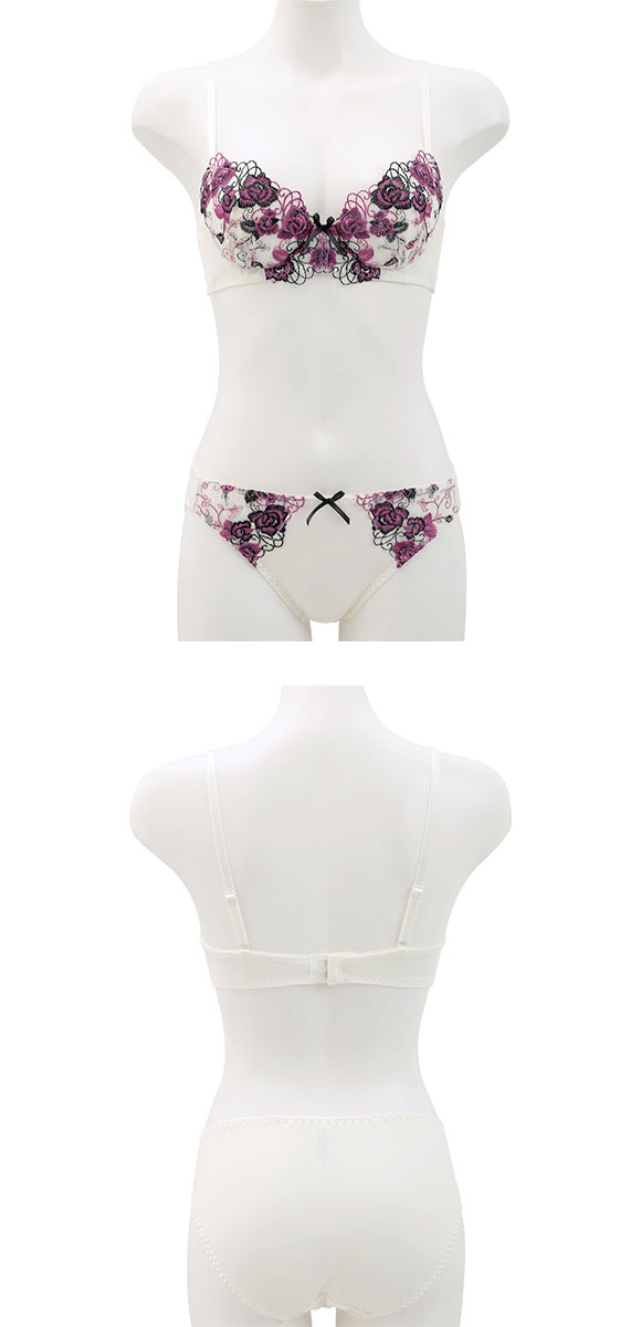 イーエスフェアリー ES Fairy ローズビューティー ブラセット ブラジャー ショーツ セット BCDEF 大きいサイズ