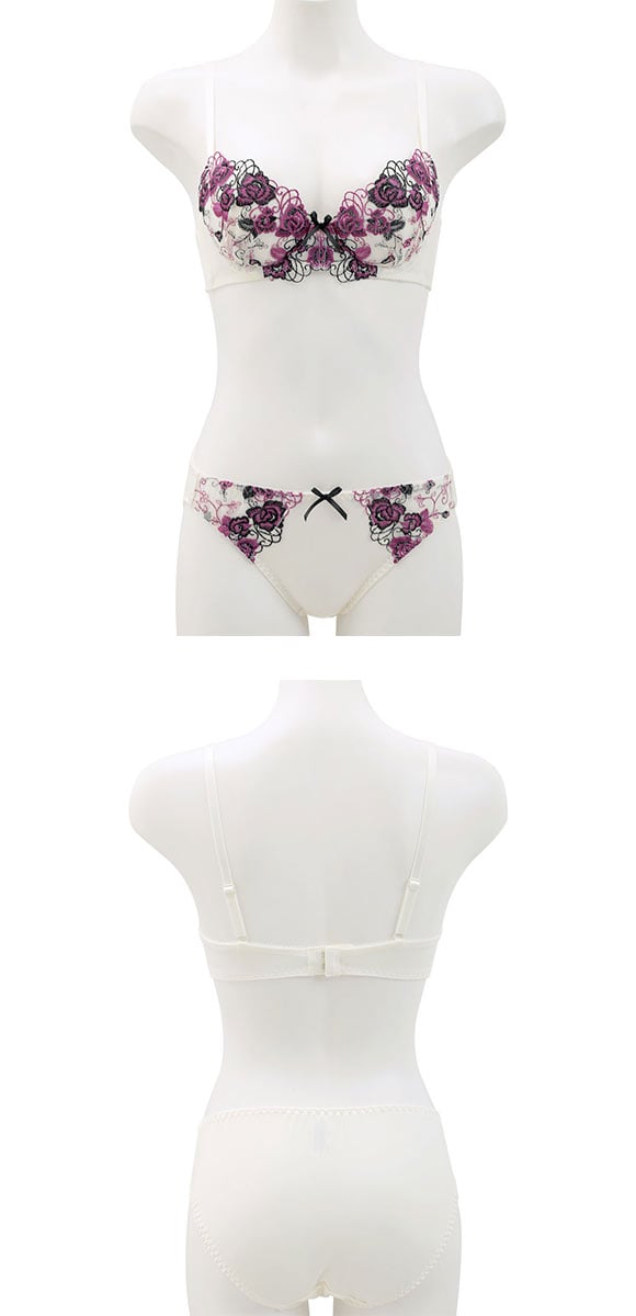 イーエスフェアリー ES Fairy ローズビューティー ブラセット ブラジャー ショーツ セット BCDEF 大きいサイズ