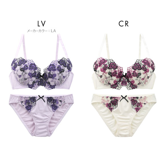 イーエスフェアリー ES Fairy ローズビューティー ブラセット ブラジャー ショーツ セット BCDEF 大きいサイズ