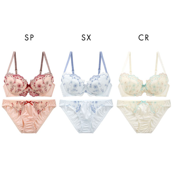 イーエスフェアリー チャーミングフローラ ブラセット BCDEF65-80