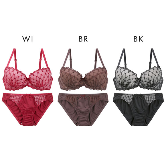 イーエスフェアリー リンドコラソン ブラセット BCDEF65-80 大きいサイズ ブラジャー ショーツ セット ES Fairy