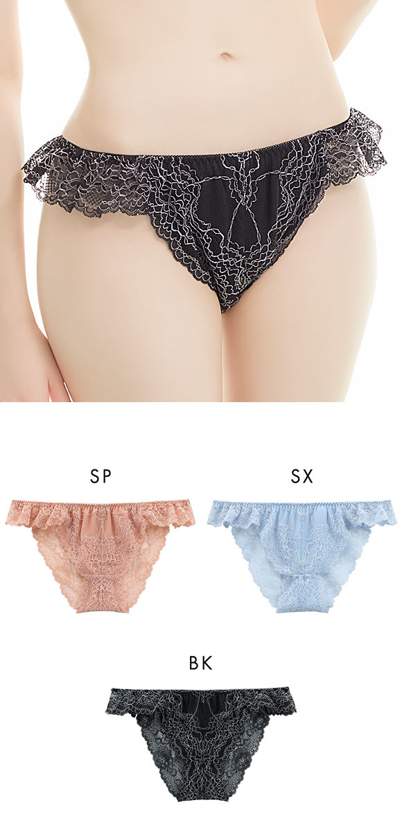 ドルチェフィオラエブリー Dolce Fiora every ヘヴンリーフィット ふんどしショーツ 総レース 単品