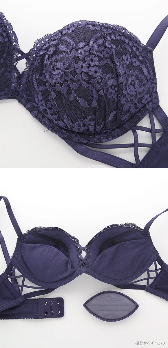 ドルチェフィオラ ボンテージ ブラセット BCDEF 大きいサイズ ソフトワイヤー やさしい ブラジャー ショーツ セット Dolce Fiora