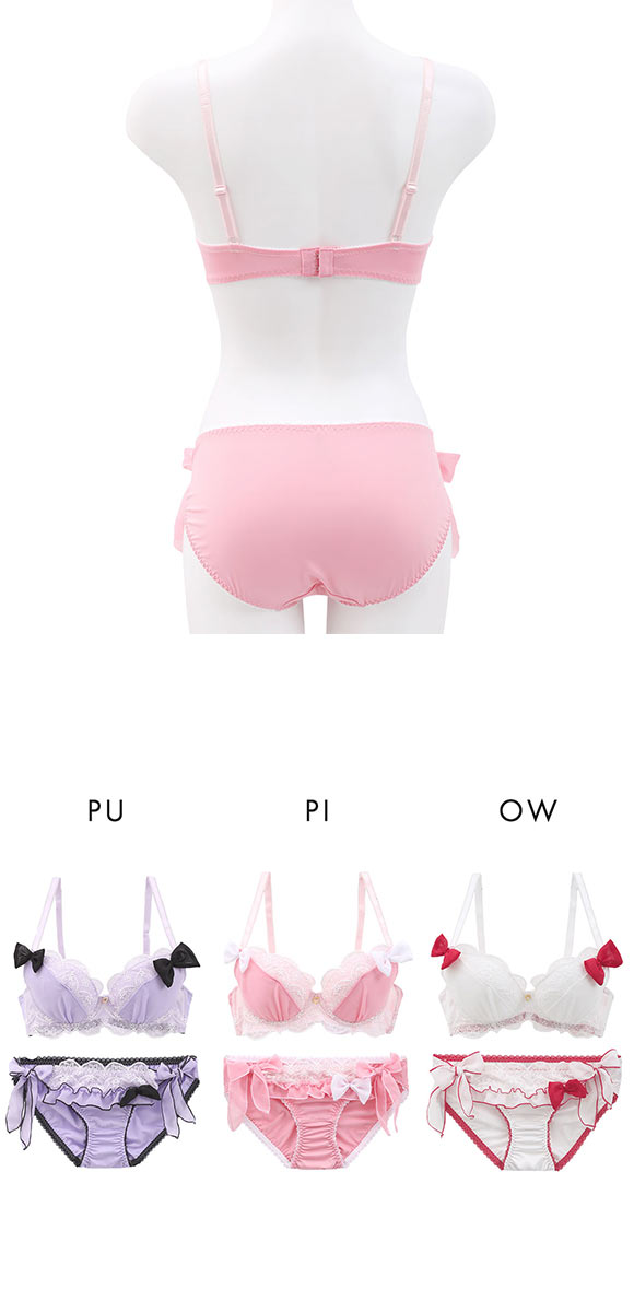ドルチェフィオラ ラブリーリボン ふわメロブラセット BCDEF ソフトワイヤー やさしい ブラジャー ショーツ セット コスプレ Dolce Fiora