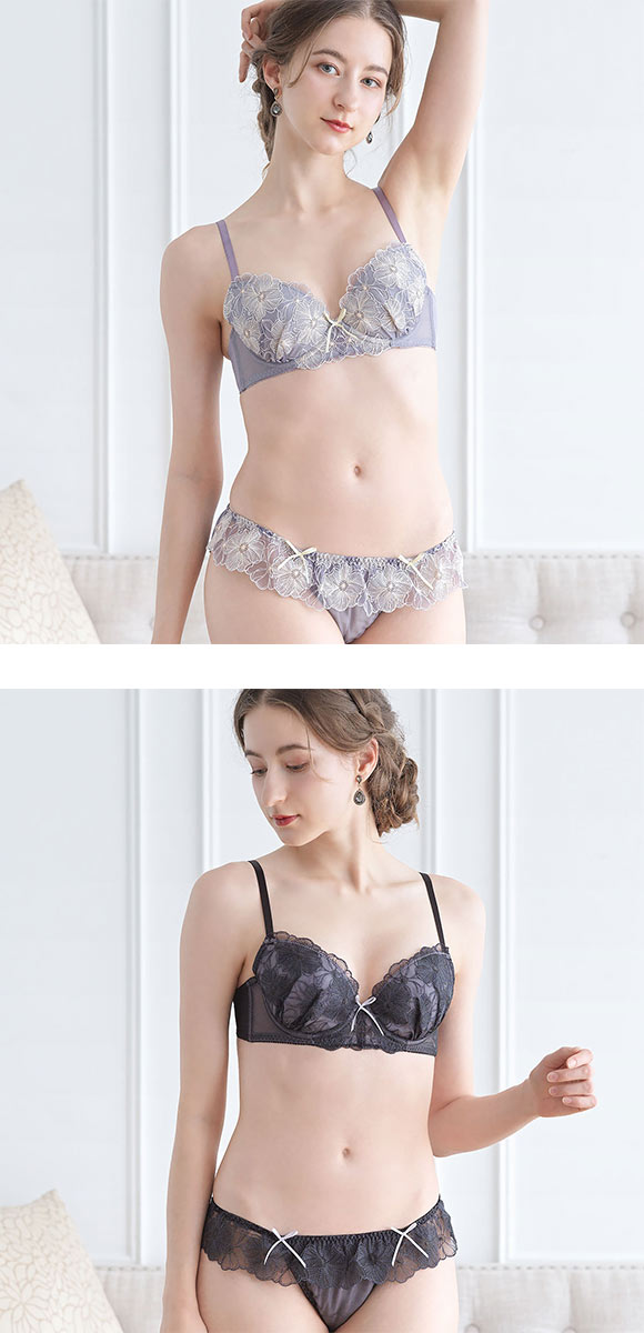 ドルチェフィオラ ラブリーガール ブラセット BCDEF 大きいサイズ ソフトワイヤー やさしい ブラジャー ショーツ セット Dolce Fiora