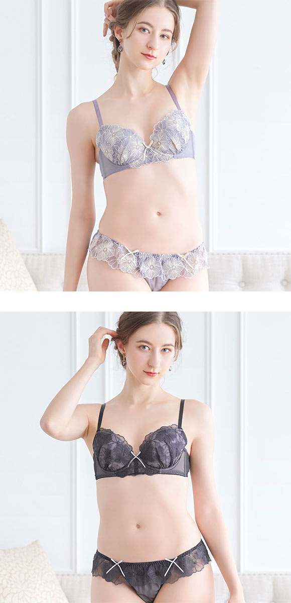 ドルチェフィオラ ラブリーガール ブラセット BCDEF 大きいサイズ ソフトワイヤー やさしい ブラジャー ショーツ セット Dolce Fiora