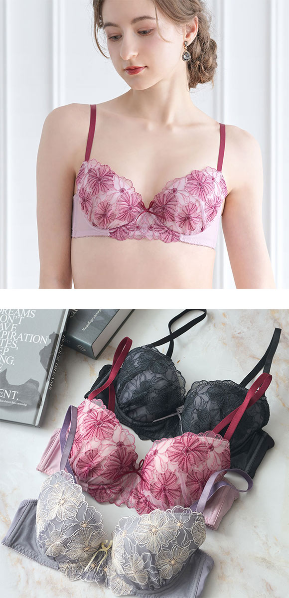 ドルチェフィオラ ラブリーガール ブラセット BCDEF 大きいサイズ ソフトワイヤー やさしい ブラジャー ショーツ セット Dolce Fiora