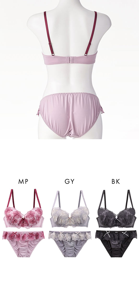 ドルチェフィオラ ラブリーガール ブラセット BCDEF 大きいサイズ ソフトワイヤー やさしい ブラジャー ショーツ セット Dolce Fiora